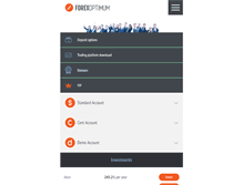 Tablet Screenshot of forexoptimum.com